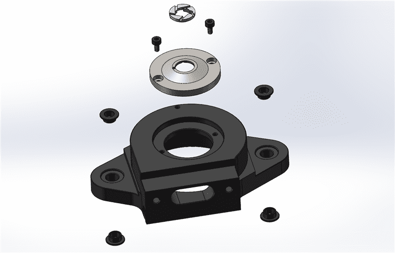 Schmoll 125k rpm pressure foot bush