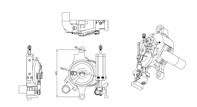 Hitachi Mark30 pressure foot