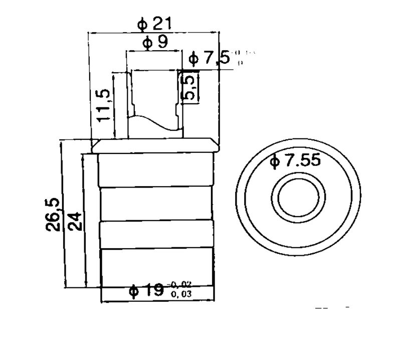 tool change 19mm