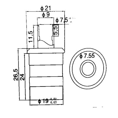 Tool holder 19mm for PCB Anderson drilling machine