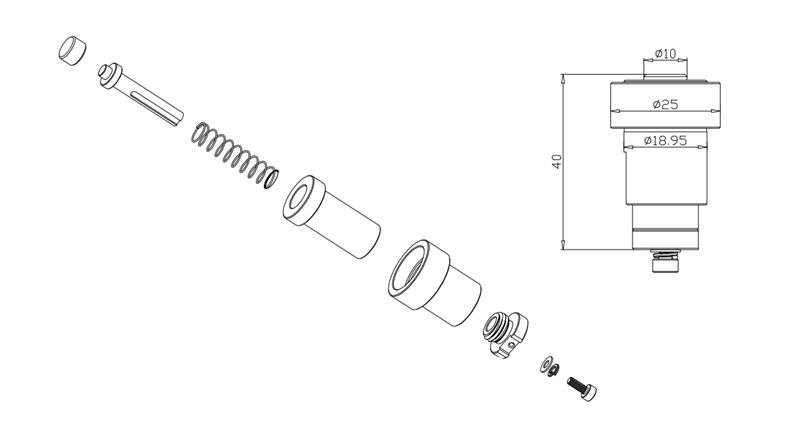 Hans Tool Diameter Measuring