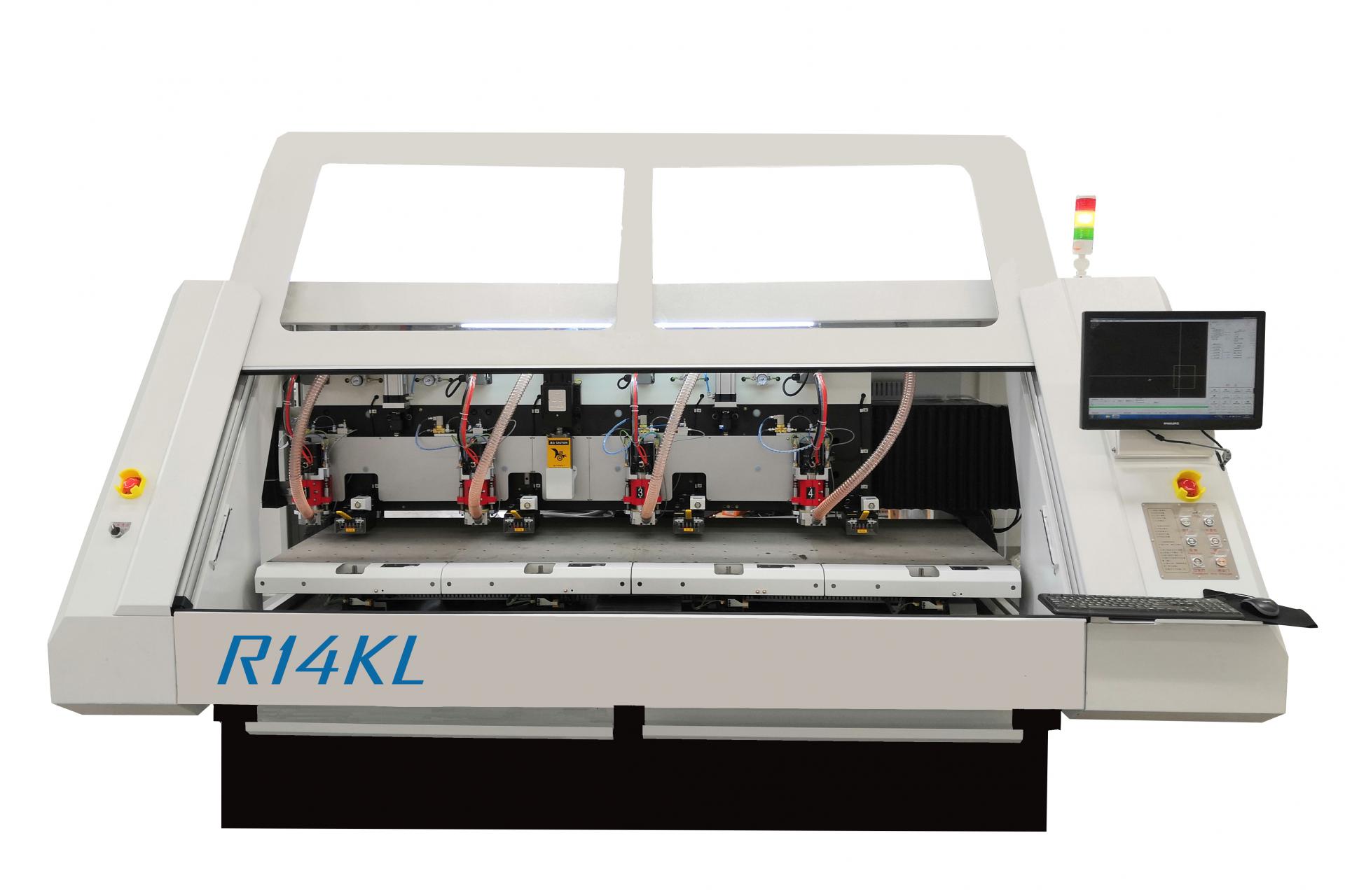 CNC 4 Spindles PCB Routing Machine R14K